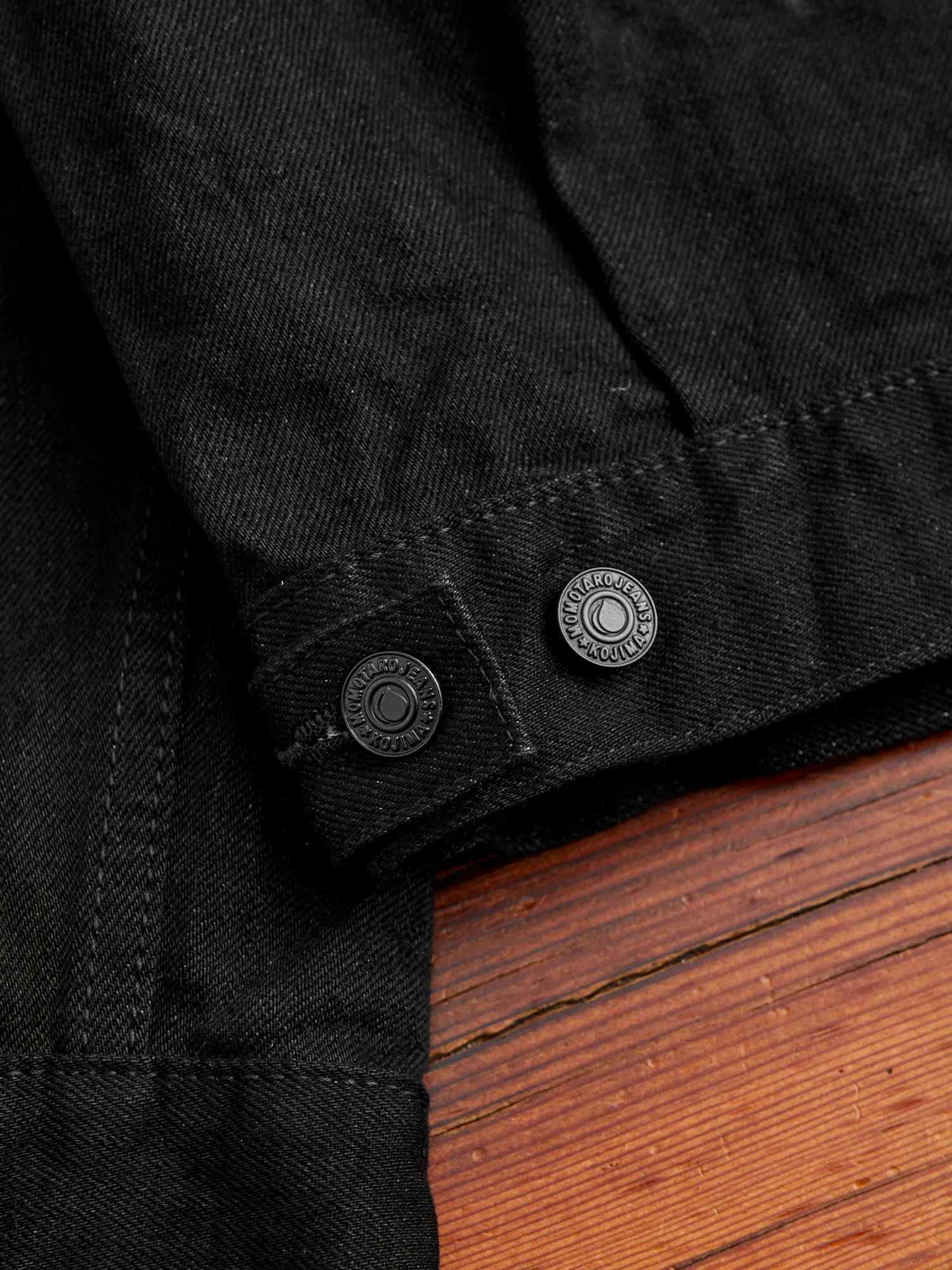 15.7oz Double Black Selvedge Denim Type-2 Jacket