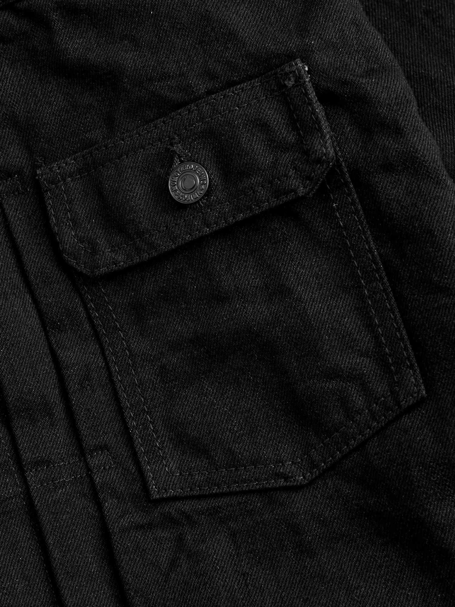 15.7oz Double Black Selvedge Denim Type-2 Jacket