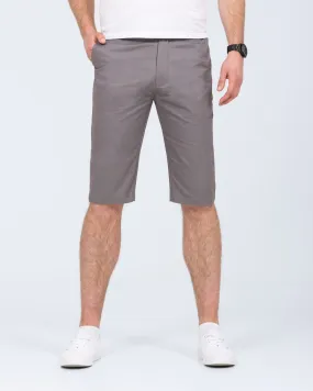 2t Alex Tall Chino Shorts (mid grey)