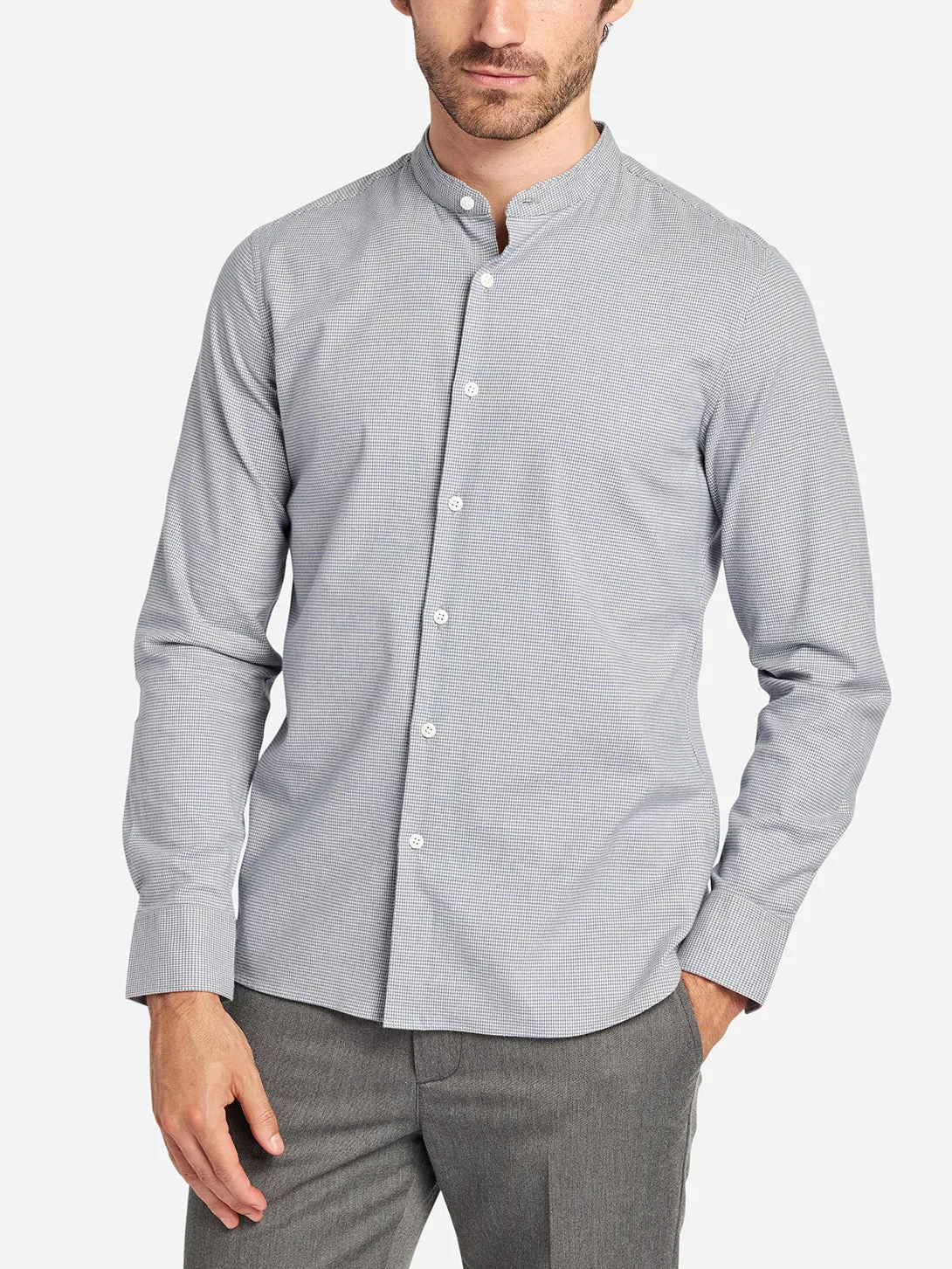 Aleks Heather Houndstooth Shirt