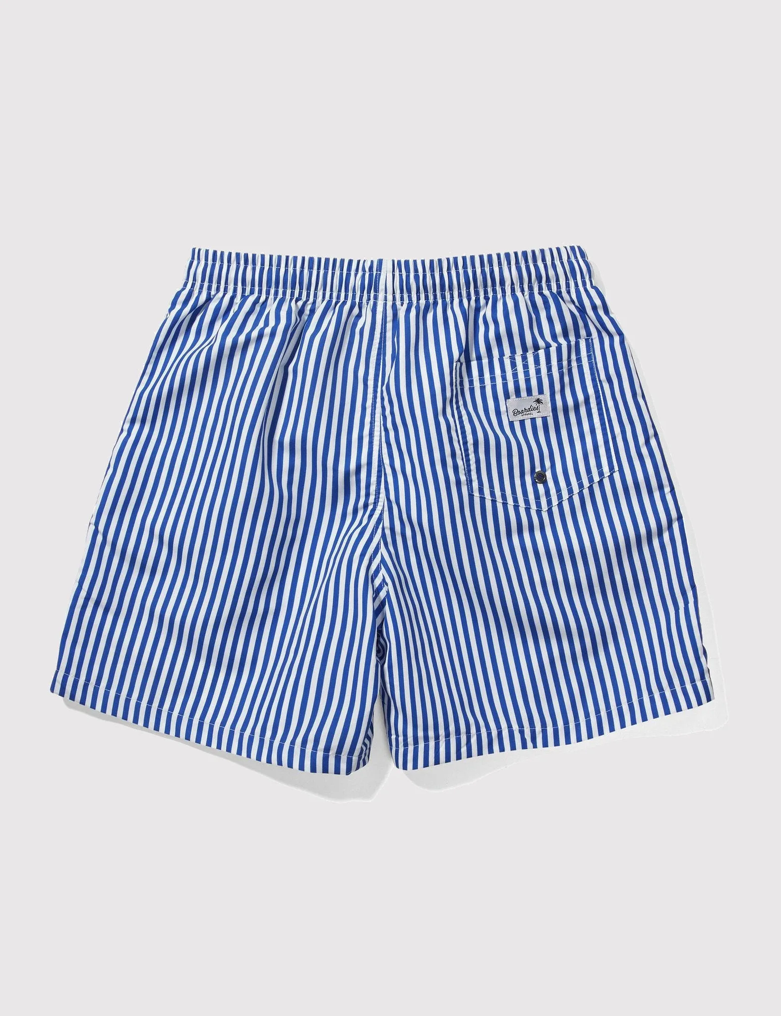 Boardies Deck Stripes Swim Shorts (Mid-Length) - Navy/White