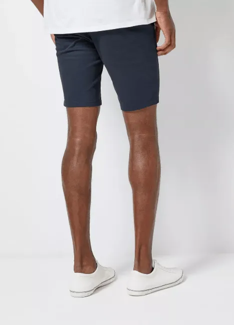 Burton Menswear Navy Skinny Chino Mens / Boys Shorts