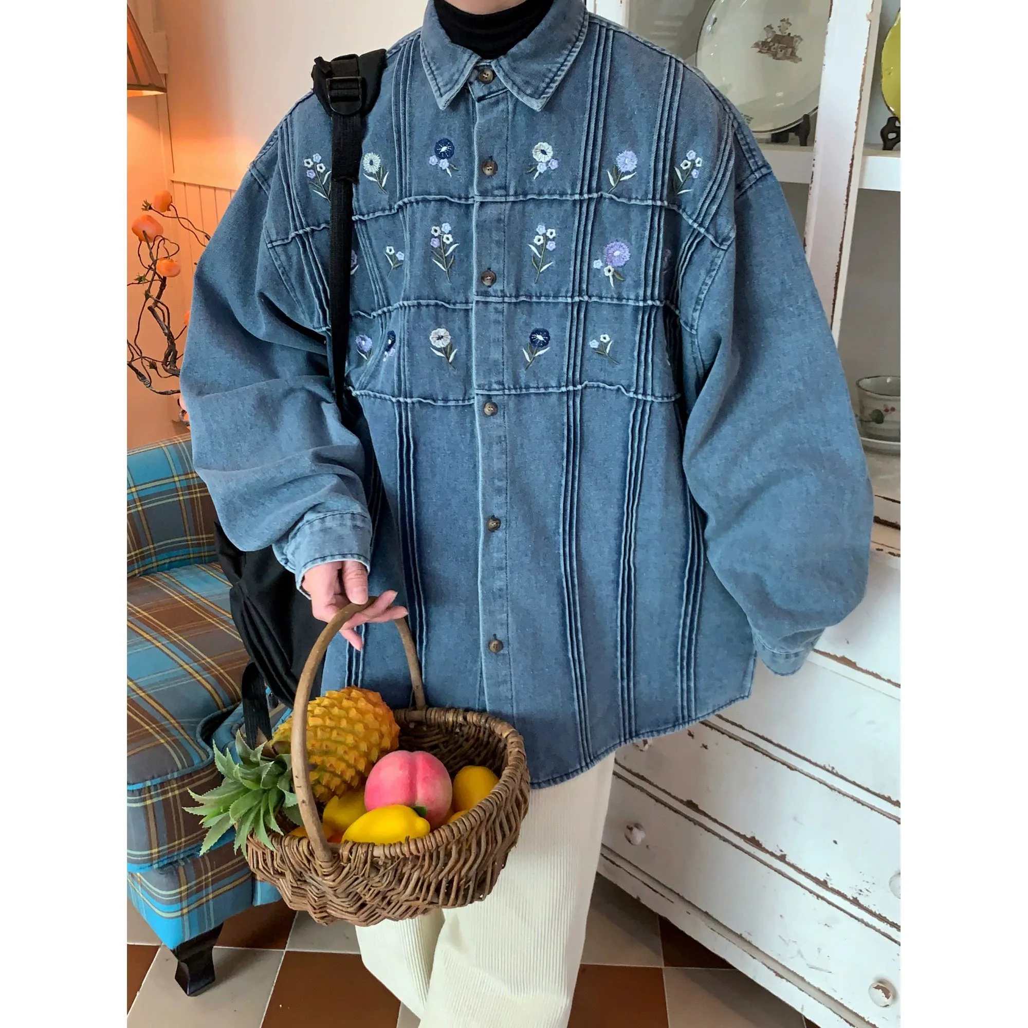 c2 Rose Gallery Denim Jacket