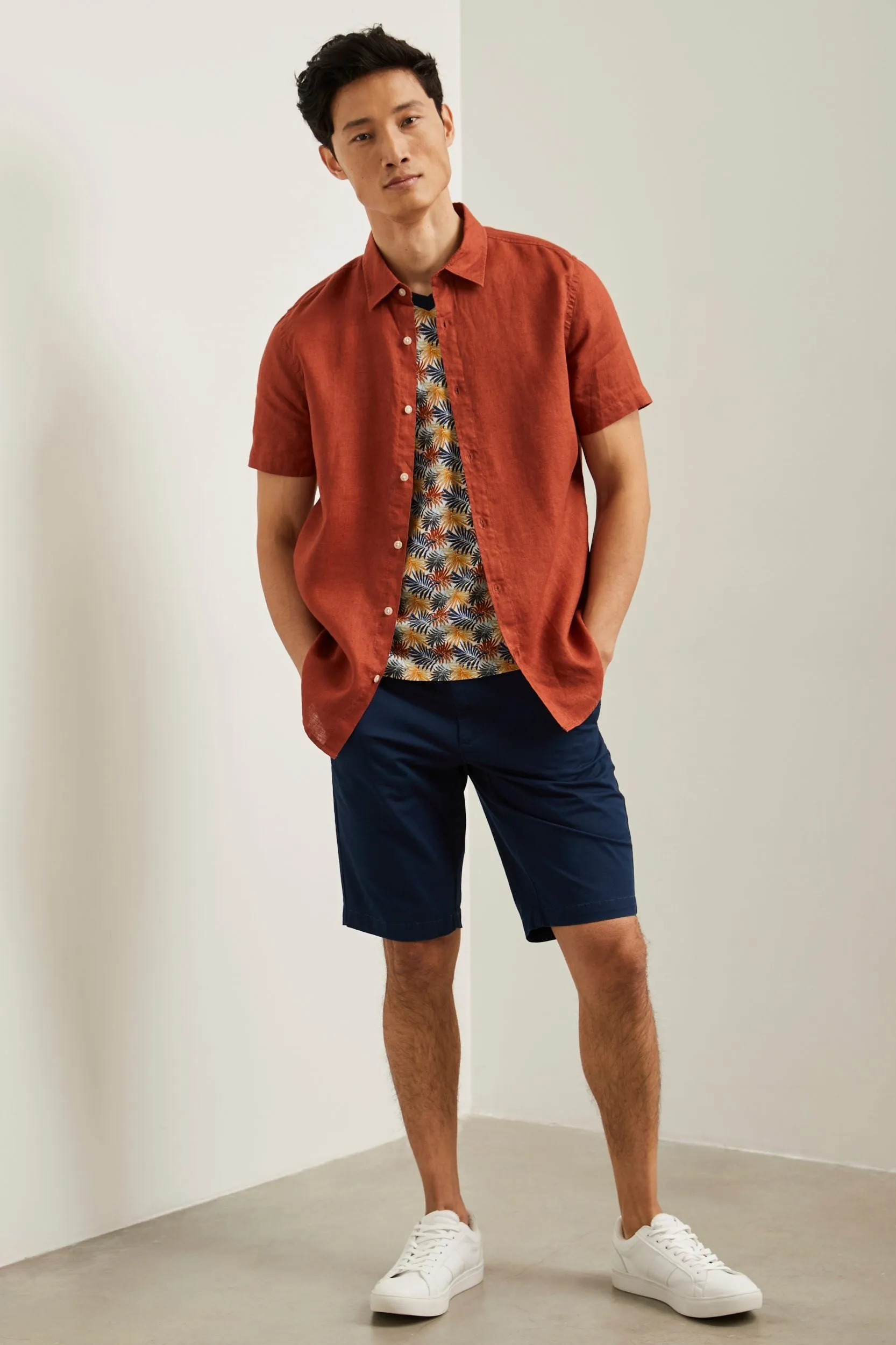 Chino-look bermuda shorts