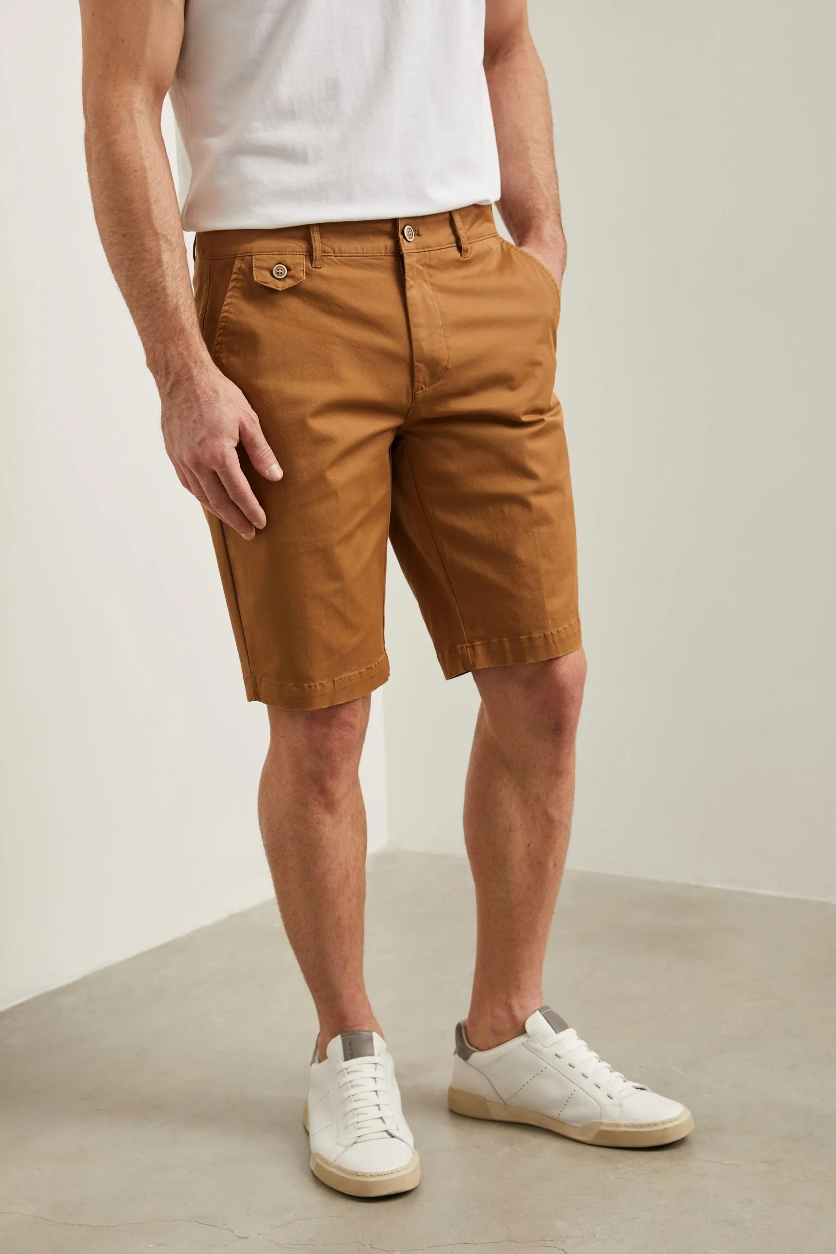 Chino-look bermuda shorts