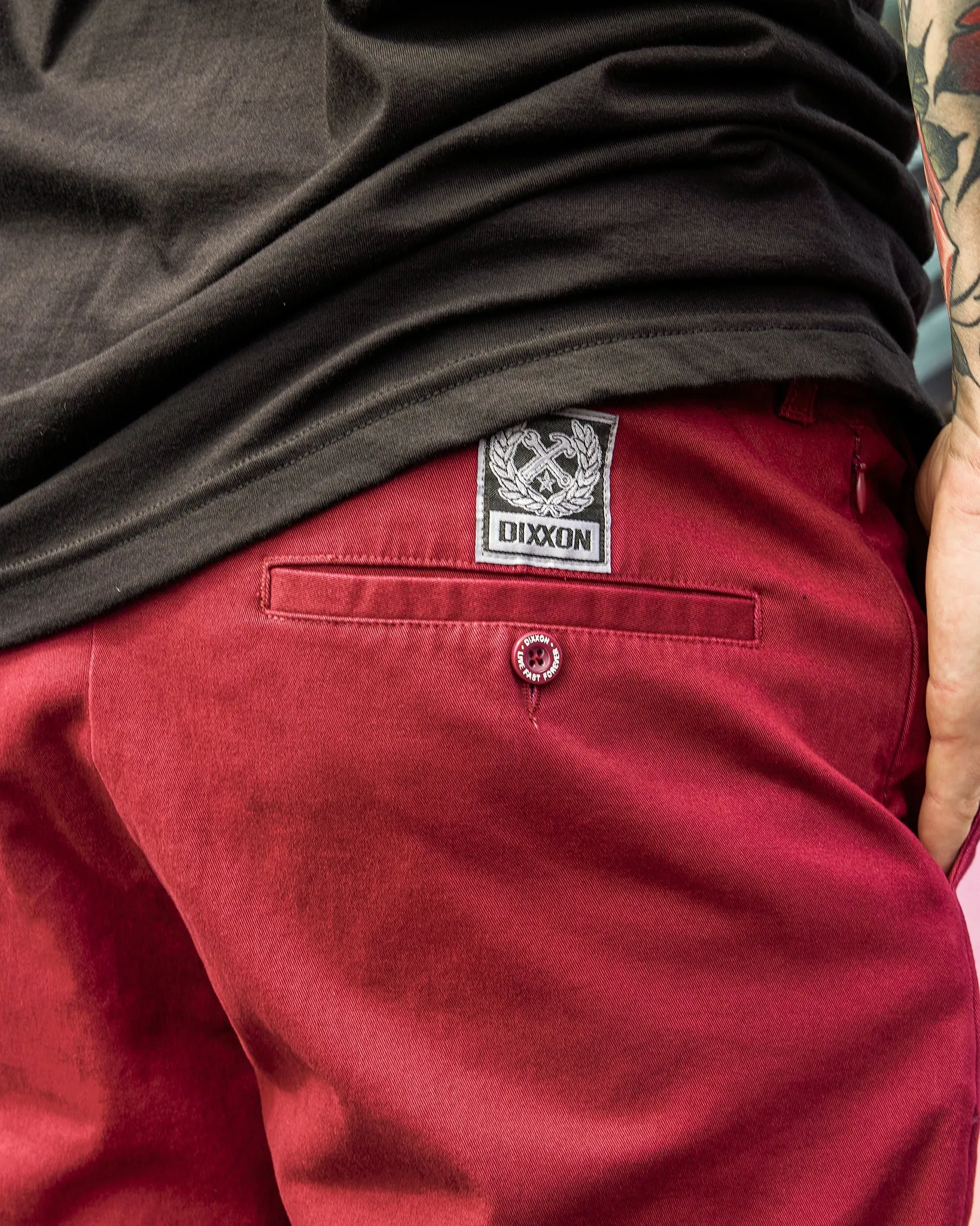 Chino Shorts - Maroon