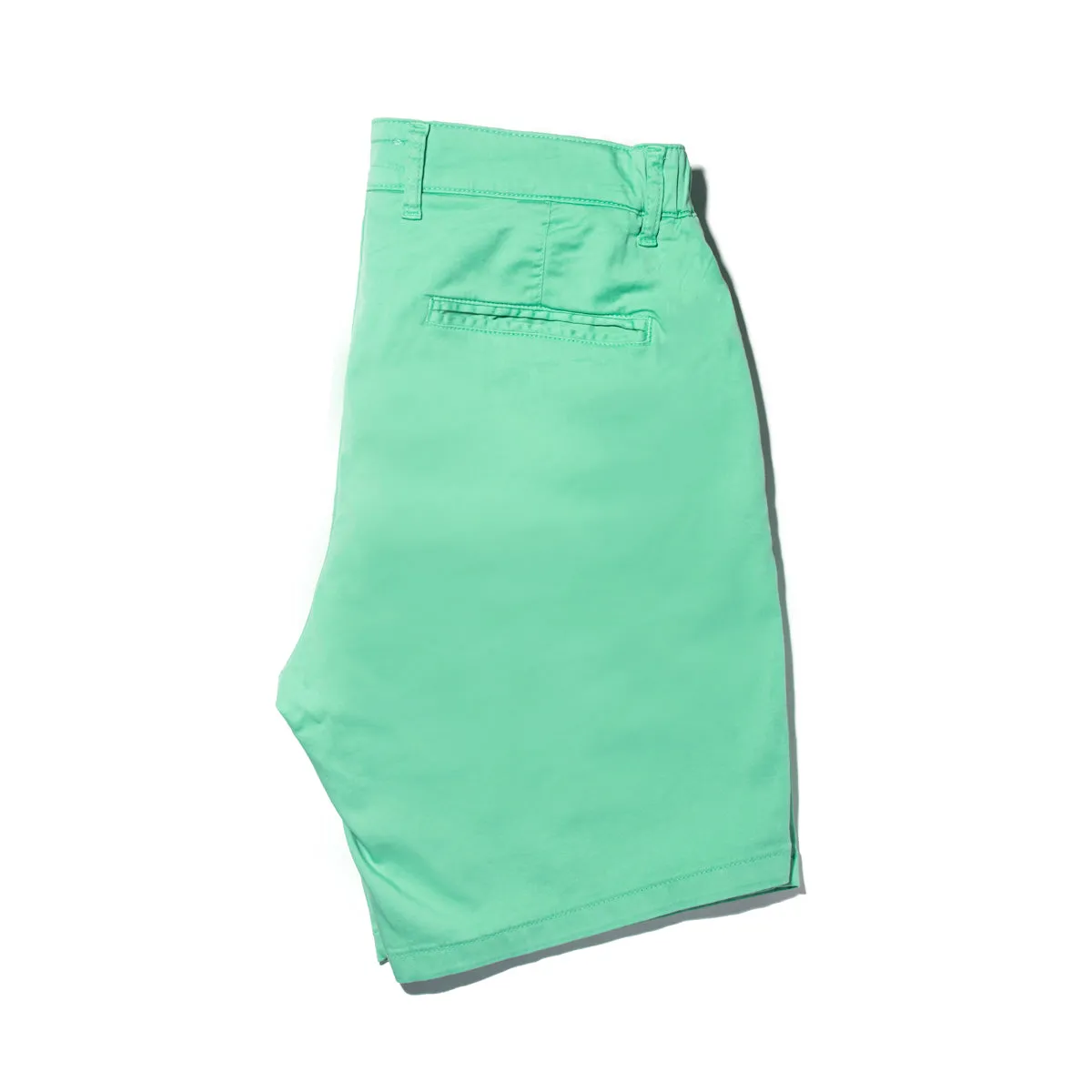 Chino Shorts w/ Drawstring Waist - Mint Green