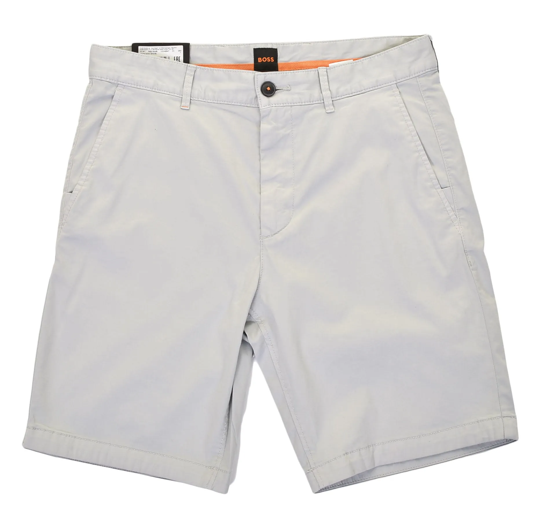 Chino Slim Shorts Light Pastel Grey