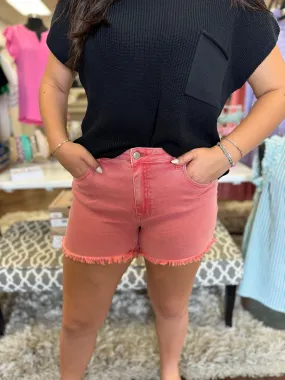 Coral Denim Short