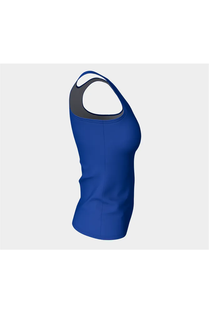 Daybreak Blue Fitted Tank Top