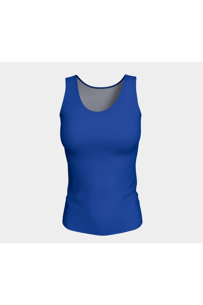 Daybreak Blue Fitted Tank Top