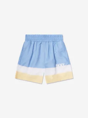 DKNY Boys Quick Dry Swim Shorts in Blue