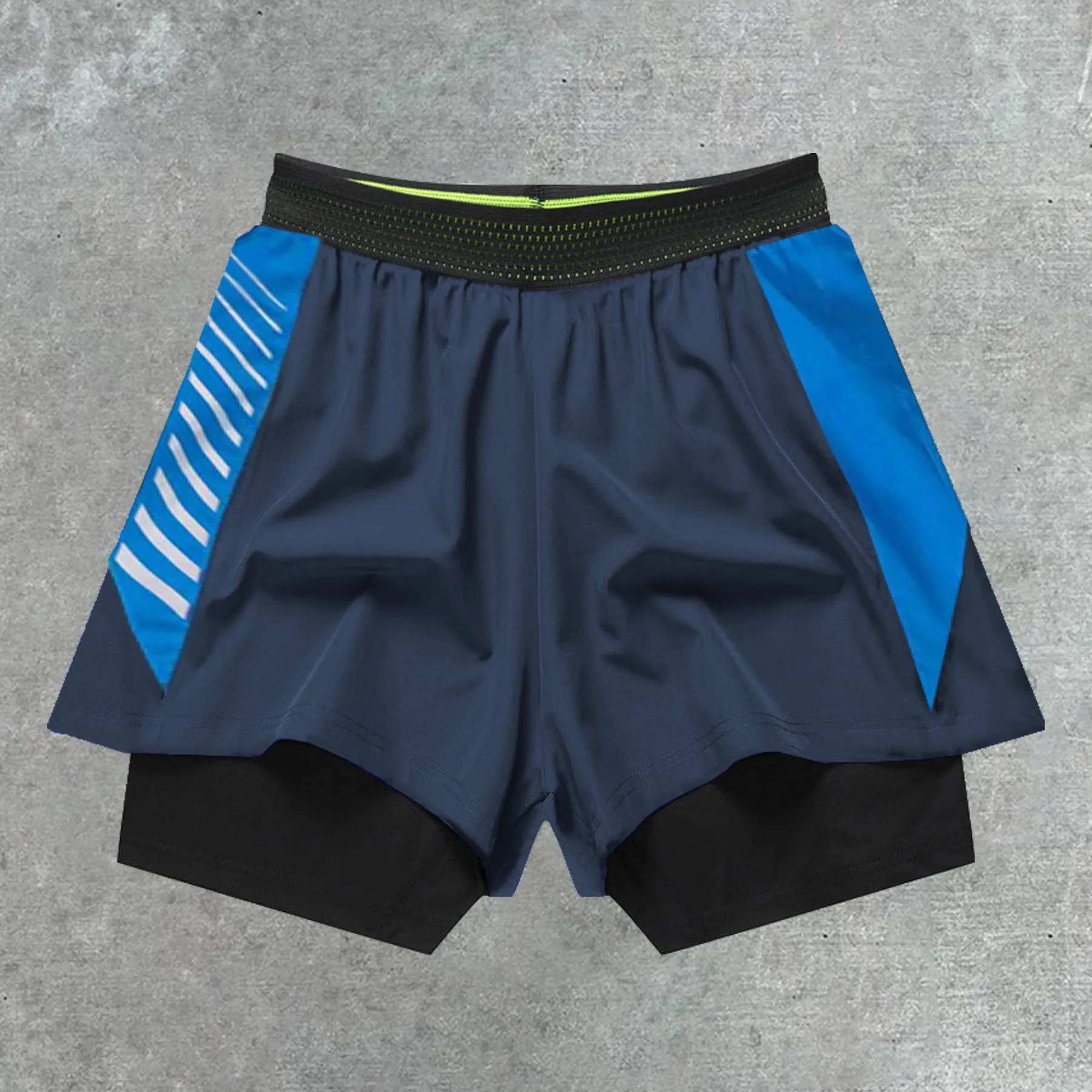 Fitness Running Quick Dry Shorts Track and Field Double Layer Sports Shorts