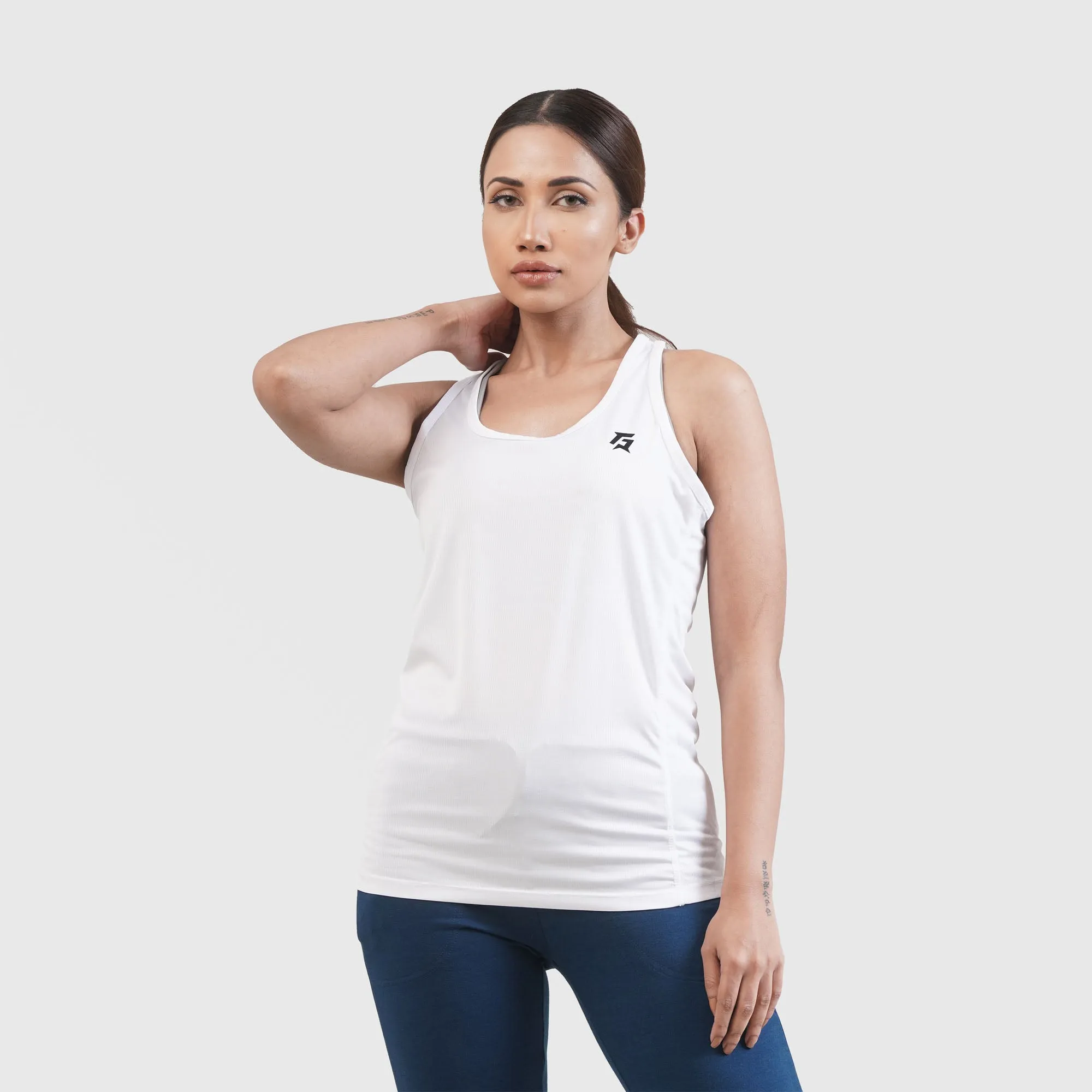 Fitness Tank Top (White)