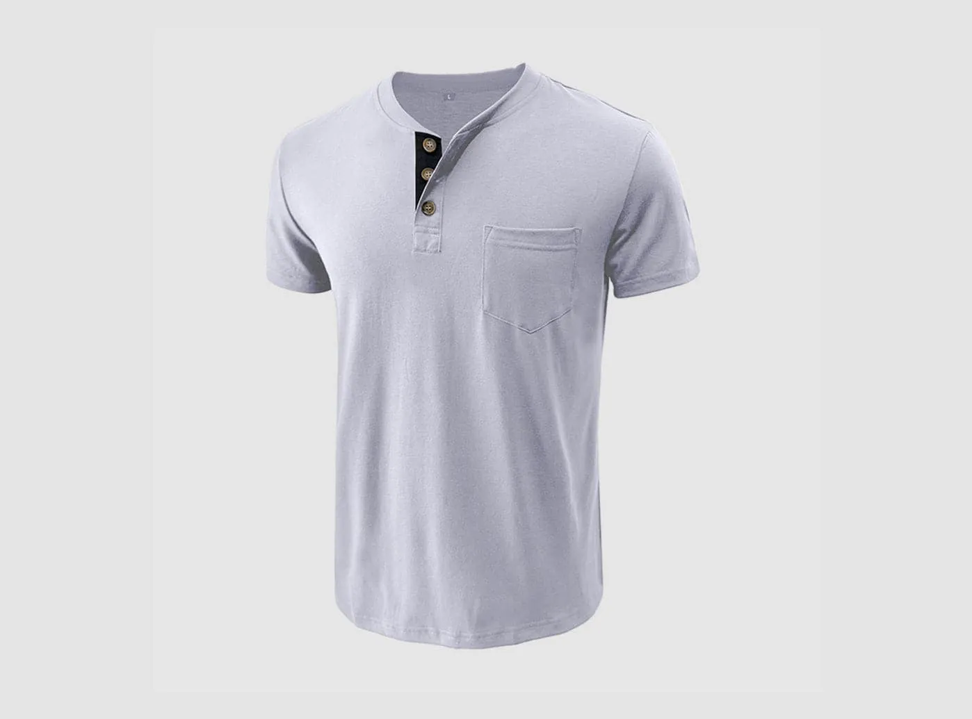 FitVille Men's  Simply Collared Soft Cotton T-Shirt