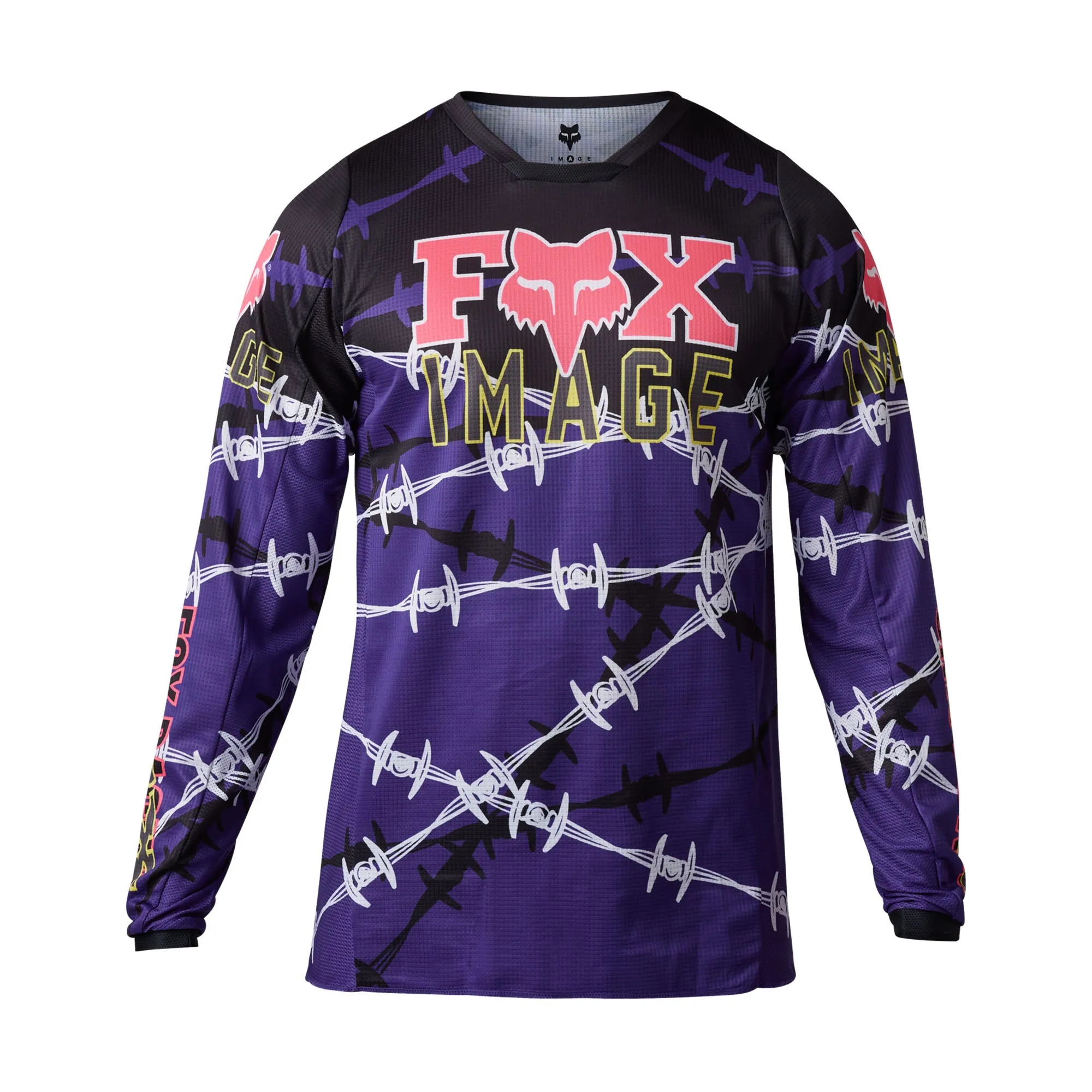 Fox Racing  180 Barbed Wire Special Edition Jersey Breathable Lightweight Purple