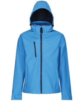 French Blue/Navy - Venturer 3-layer hooded softshell jacket