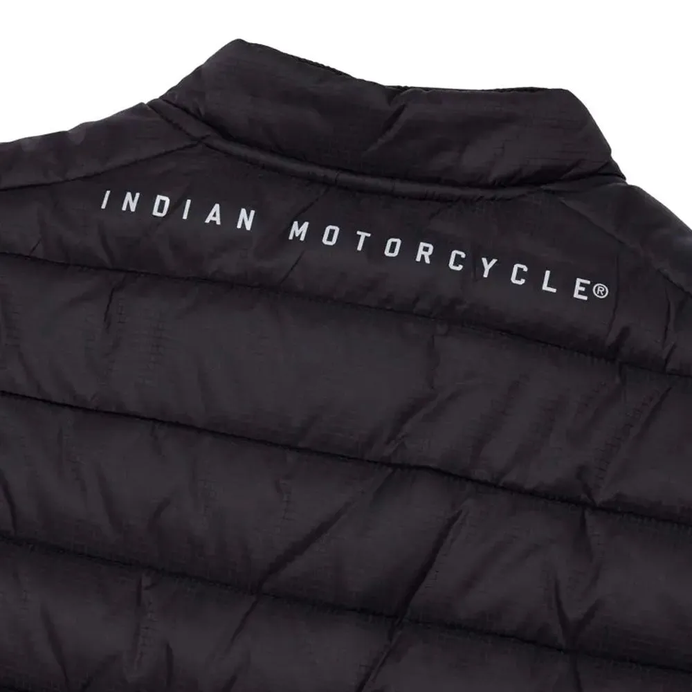 Indian Motorcycle  Mens Hayes Jacket Warm Soft Comfortable Durable Fabric Black