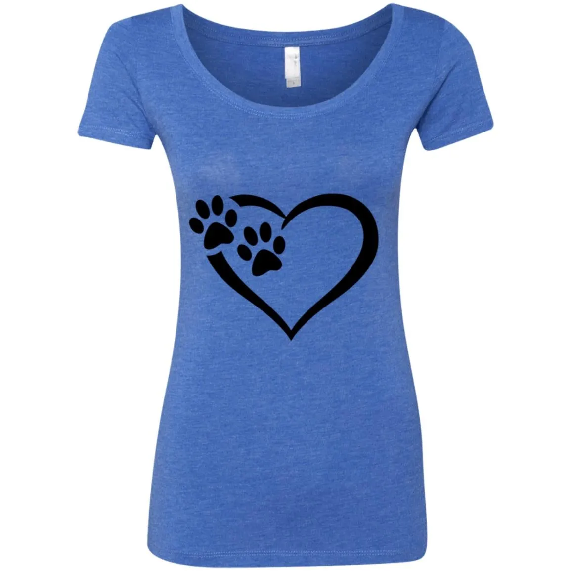 Ladies' Paws Of Passion Scoop Shirt