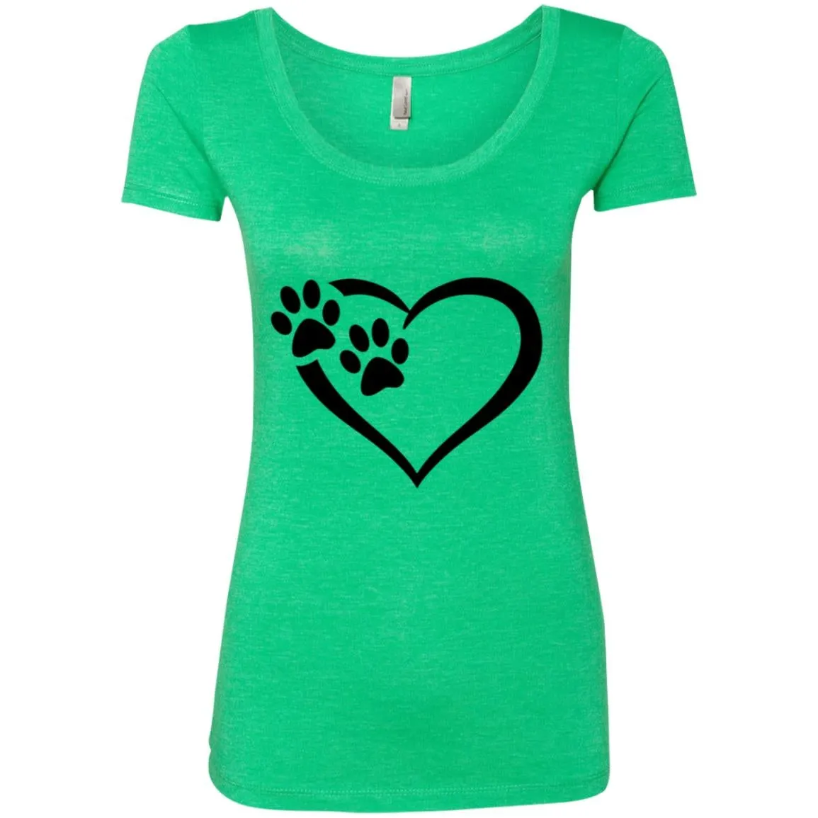 Ladies' Paws Of Passion Scoop Shirt