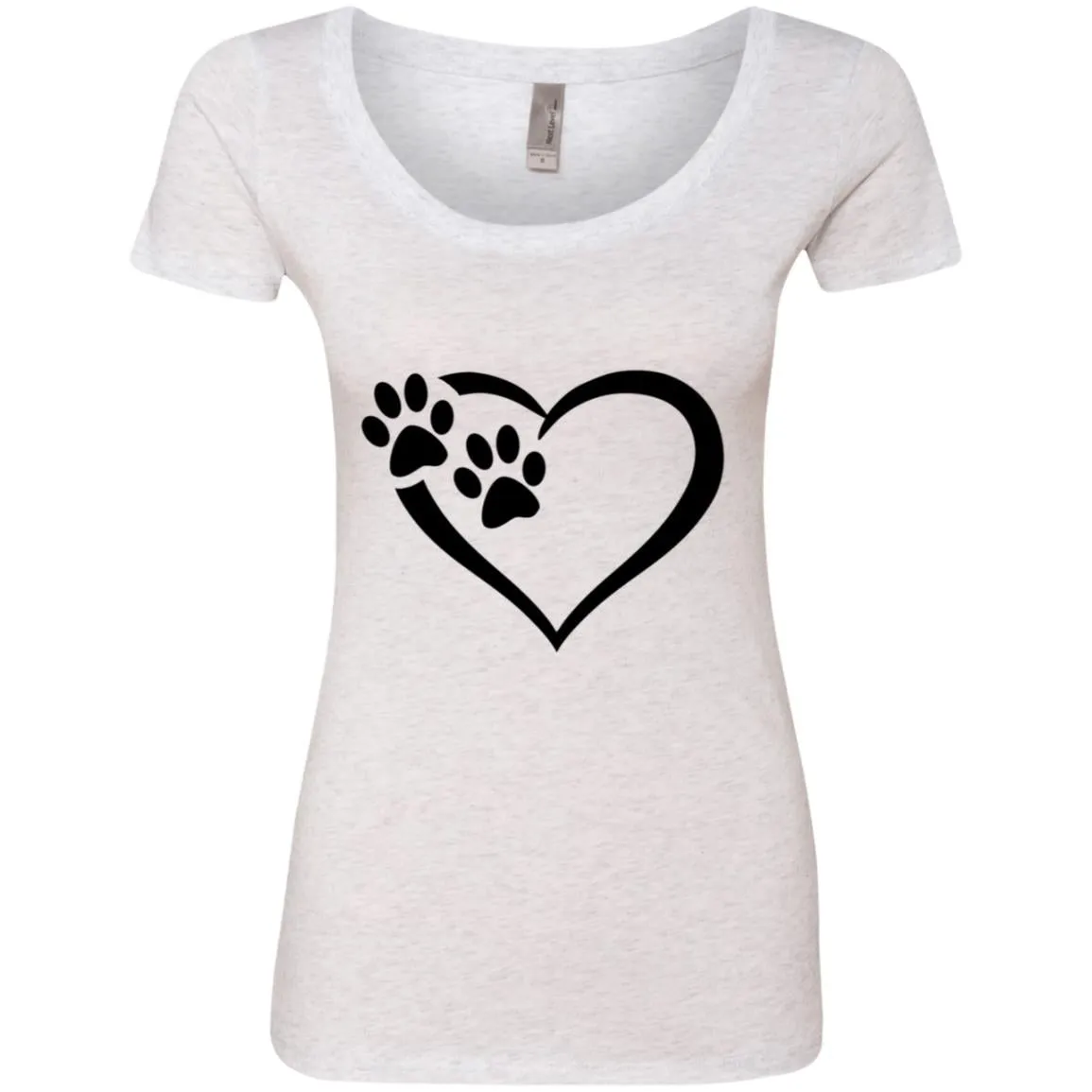 Ladies' Paws Of Passion Scoop Shirt