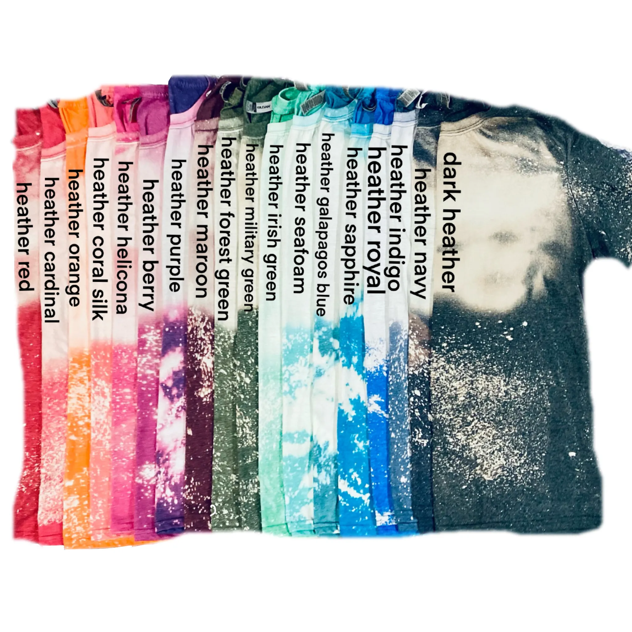 Life is Like the Ocean Quote Bleached Shirt