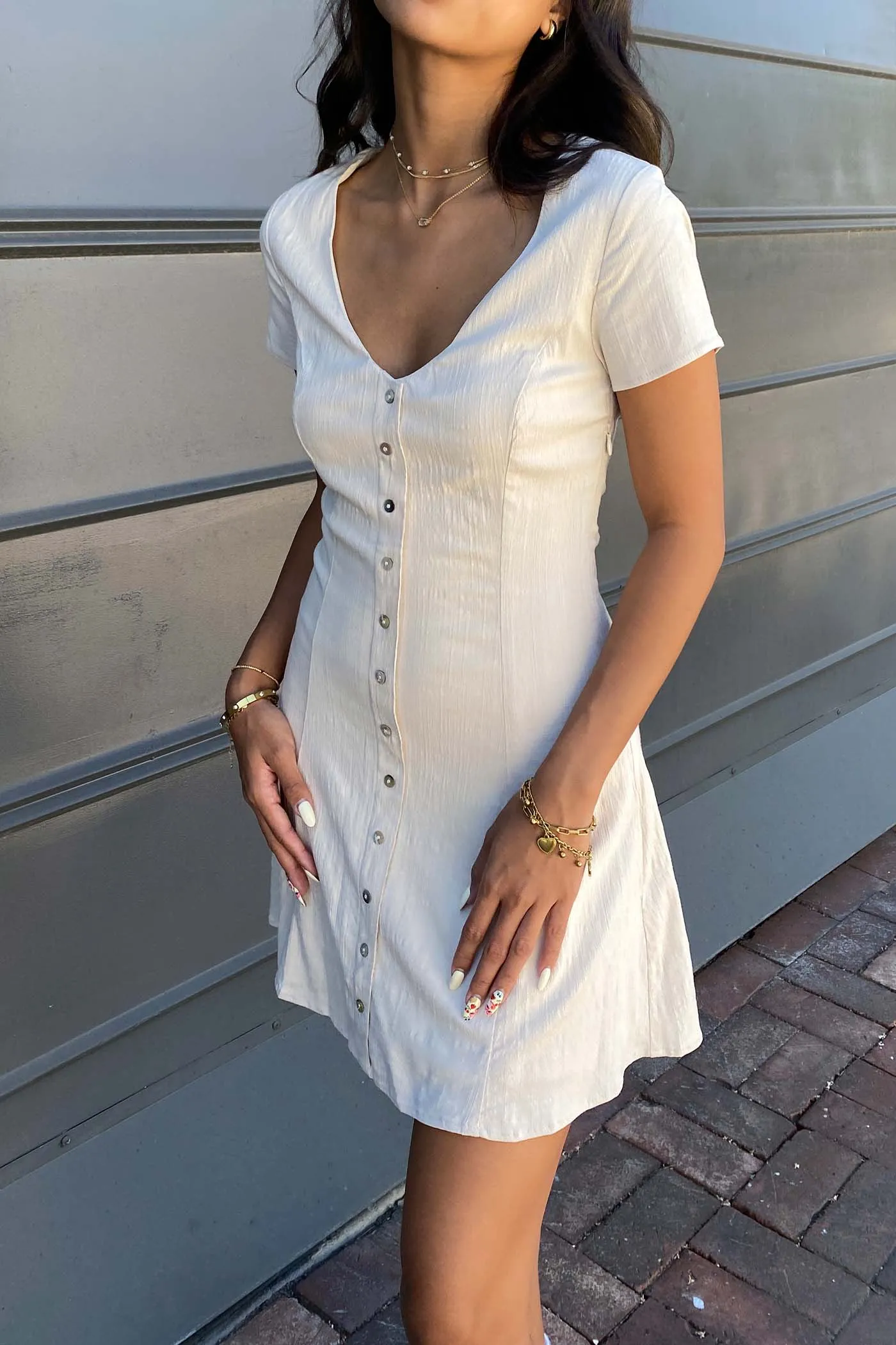 Linen Mini Dress