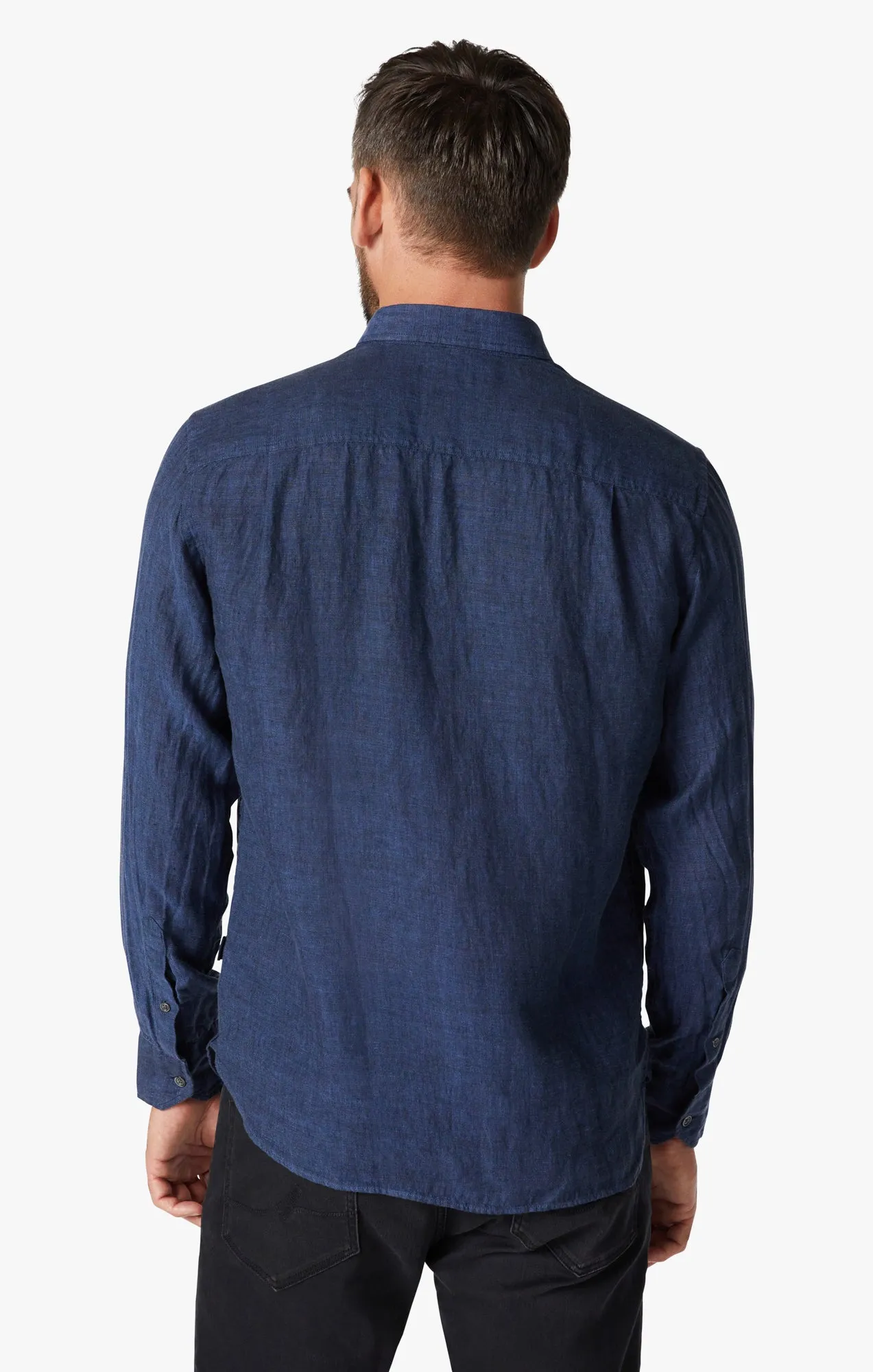 Linen Shirt in Indigo