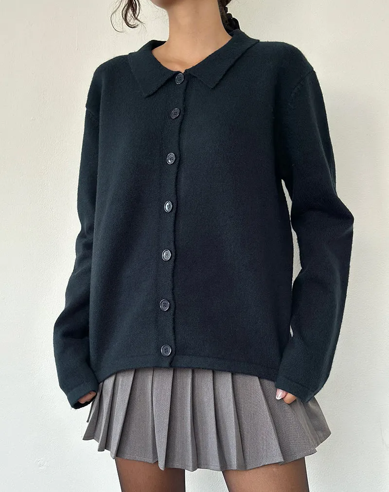 Madera Cardigan in Dark Navy