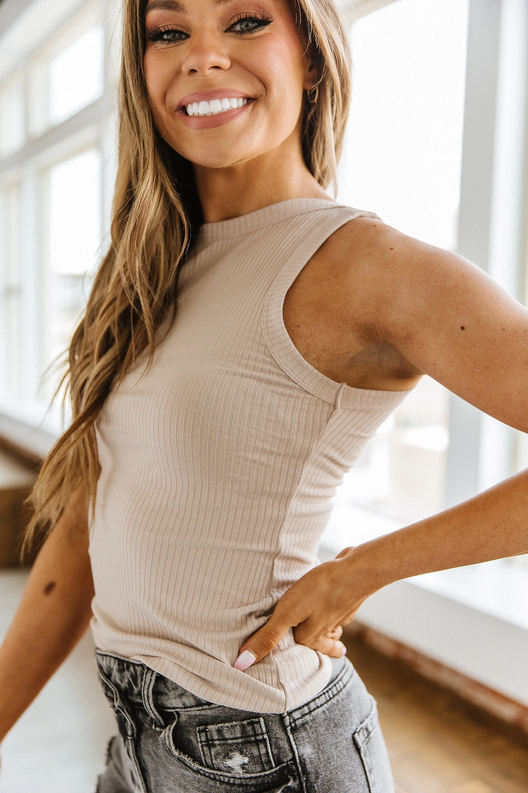 Makenna Ribbed Tank | S-XL