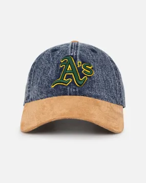 New Era Oakland Athletics 'Denim Shades' Casual Classic Strapback Denim/Wheat