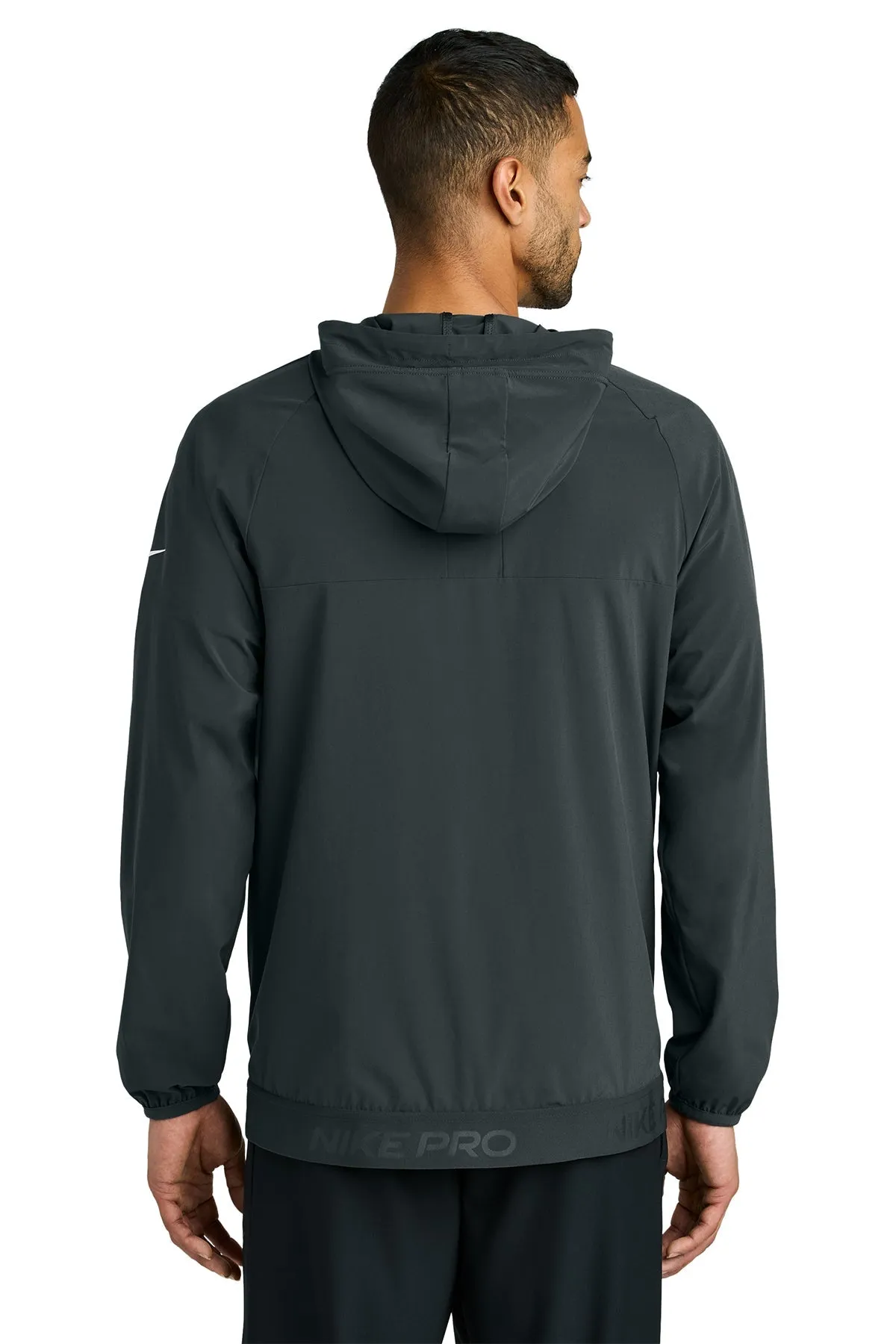 Nike Pro Hooded Custom Jackets, Anthracite