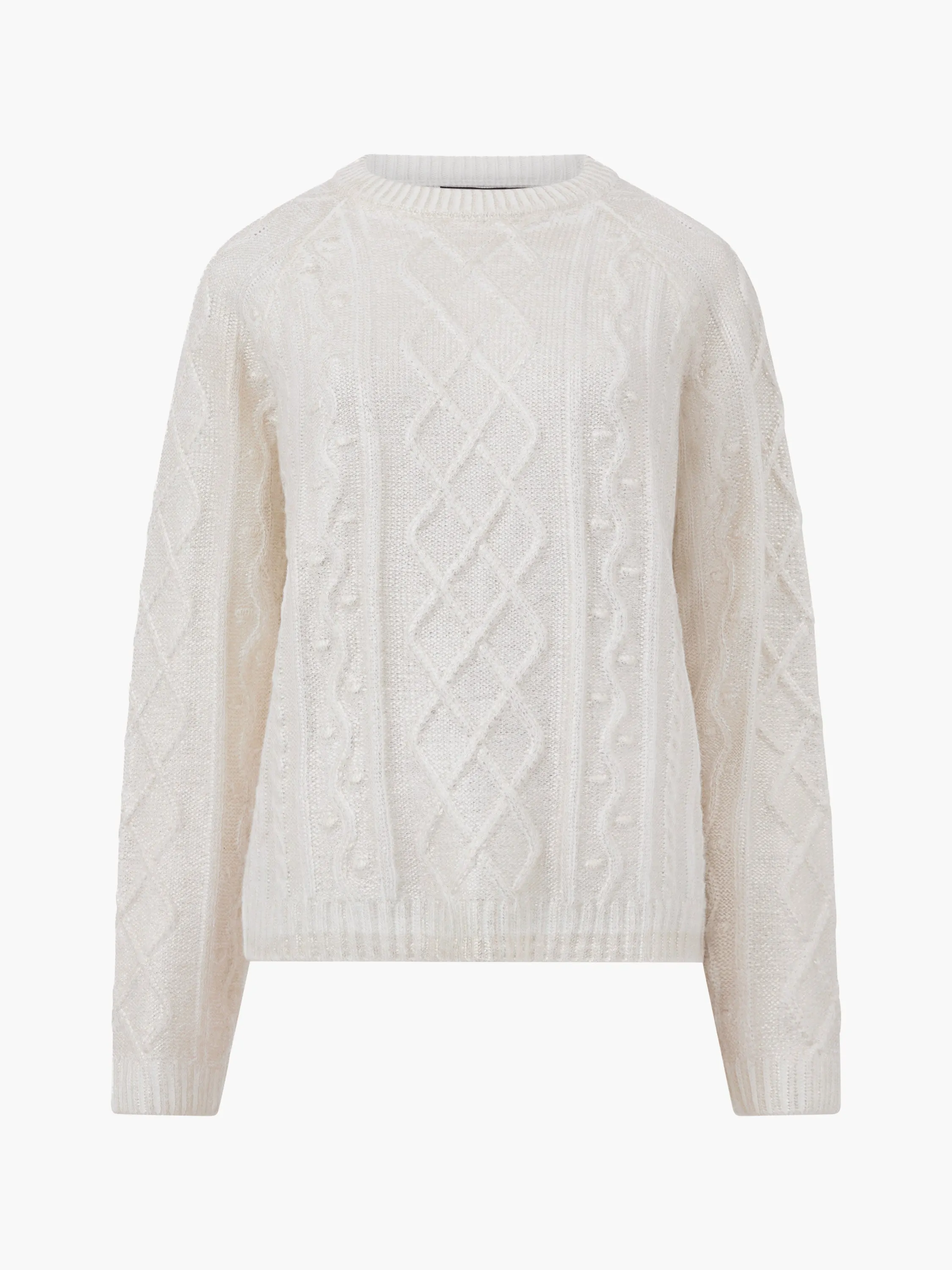 Otilia Foil Cable Knit Jumper