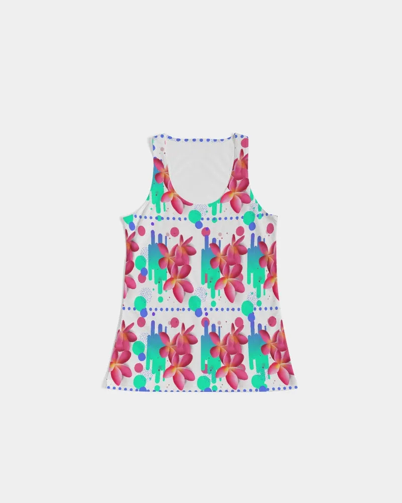 Pink Plumeria Women's Racerback Tank