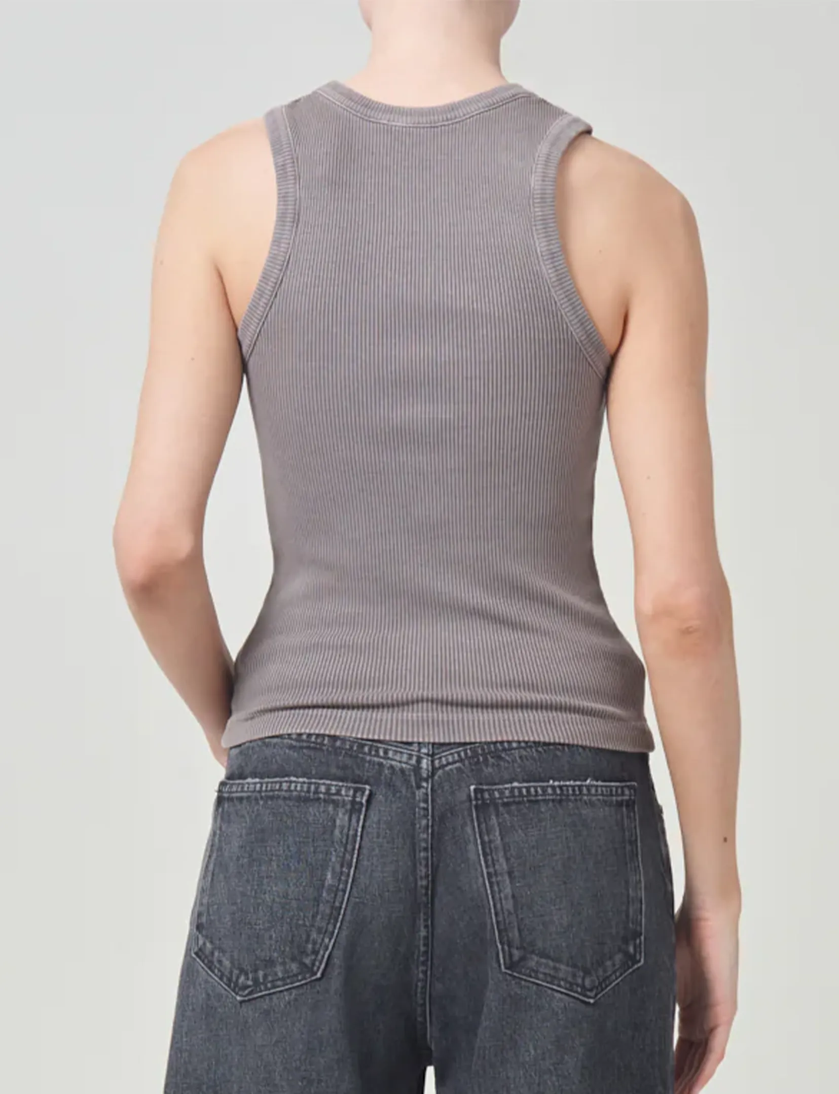 Poppy Scoop Neck Tank, Shaker