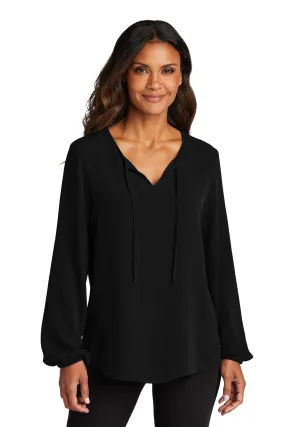 Port Authority LW714: Ladies Textured Crepe Blouse