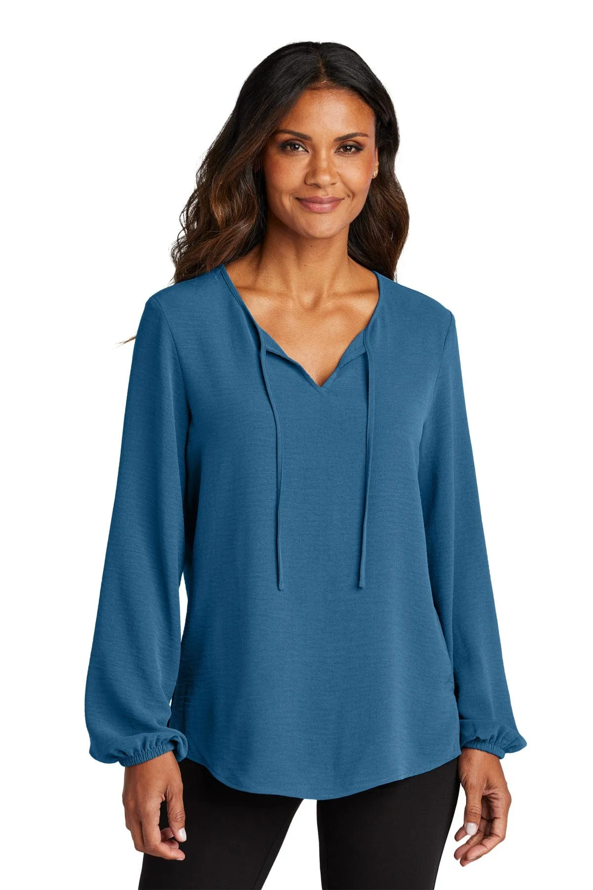 Port Authority LW714: Ladies Textured Crepe Blouse