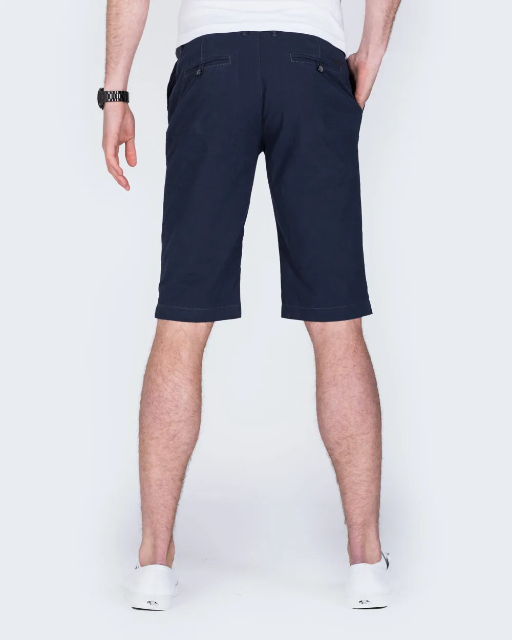 Redpoint Surray Tall Shorts (navy check)