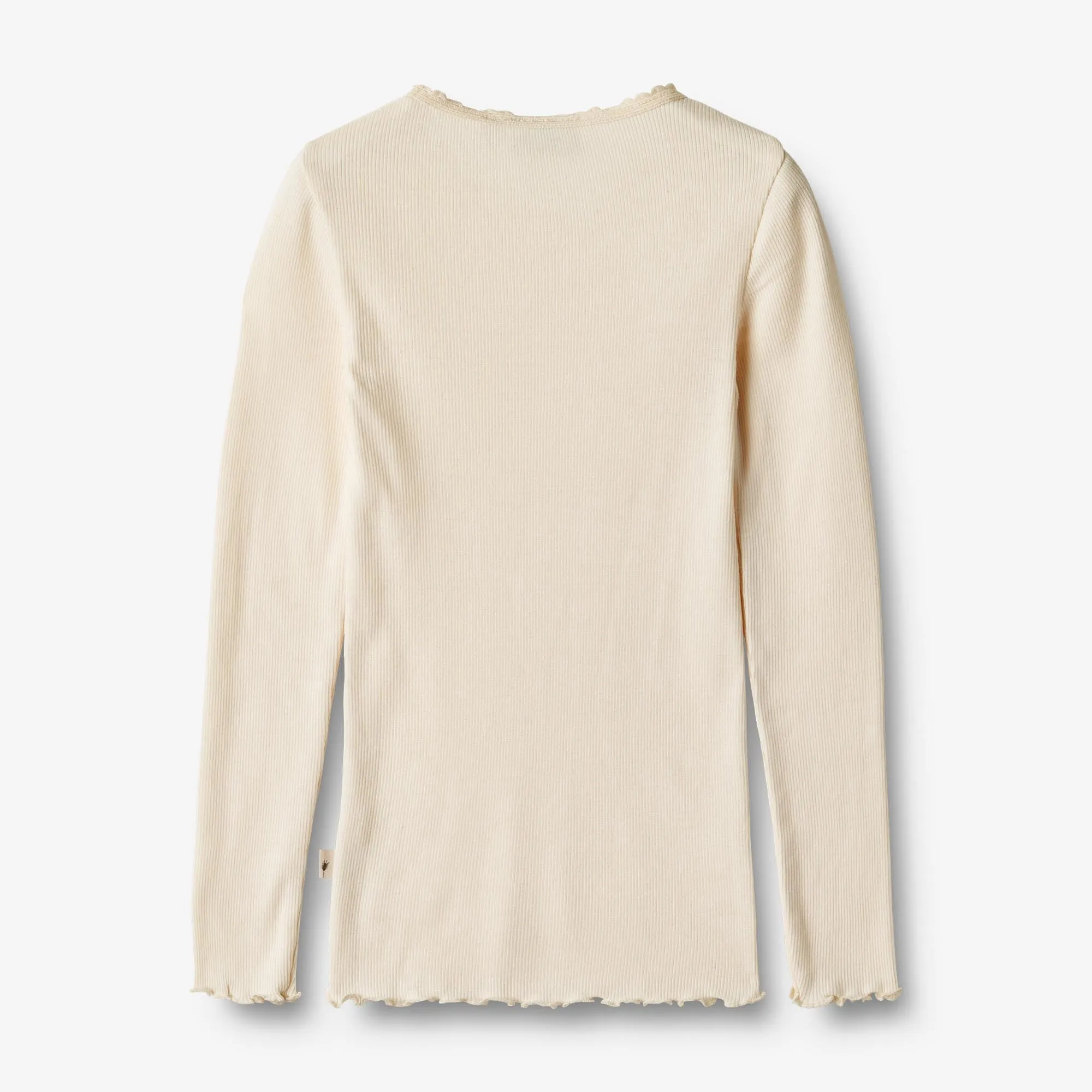 Rib T-Shirt L/S Reese - cream