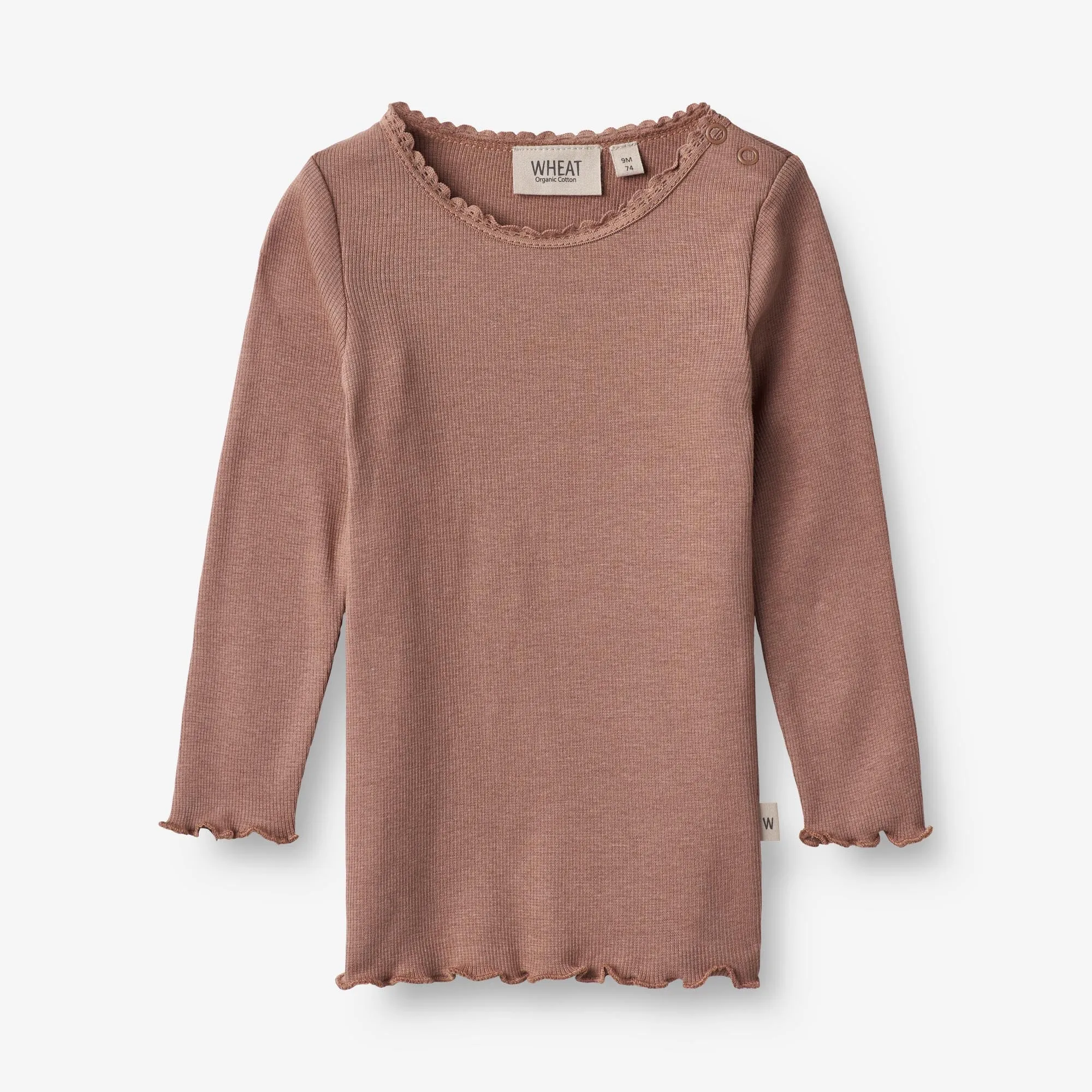 Rib T-Shirt Reese | Baby - rose dust