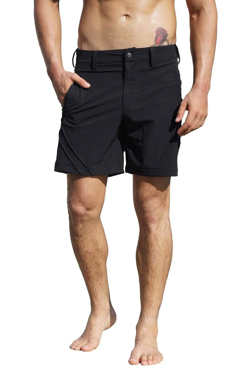 Singapore Mens Black Board Shorts