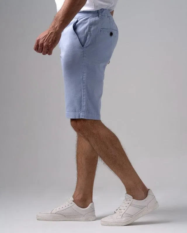 SLIM-FIT CHINO SHORT - SKY BLUE