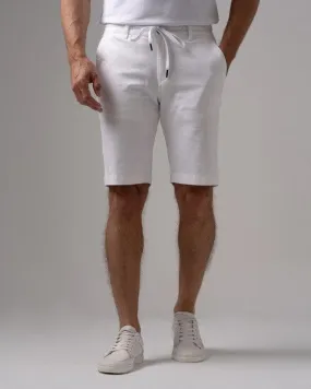 SLIM-FIT CHINO SHORT - WHITE