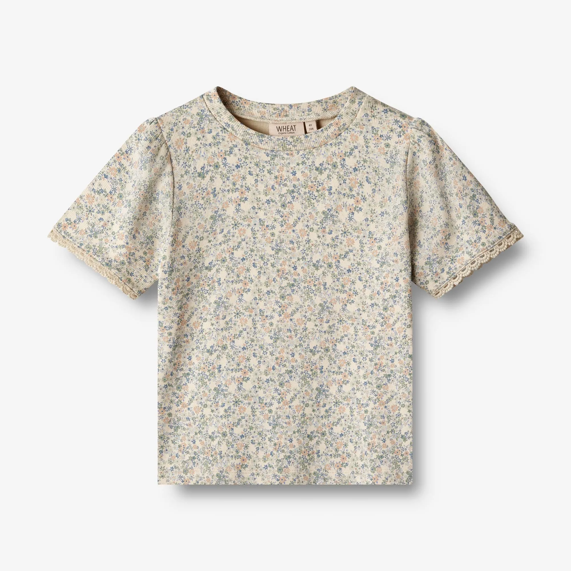 T-Shirt S/S Iris - sandshell mini flowers