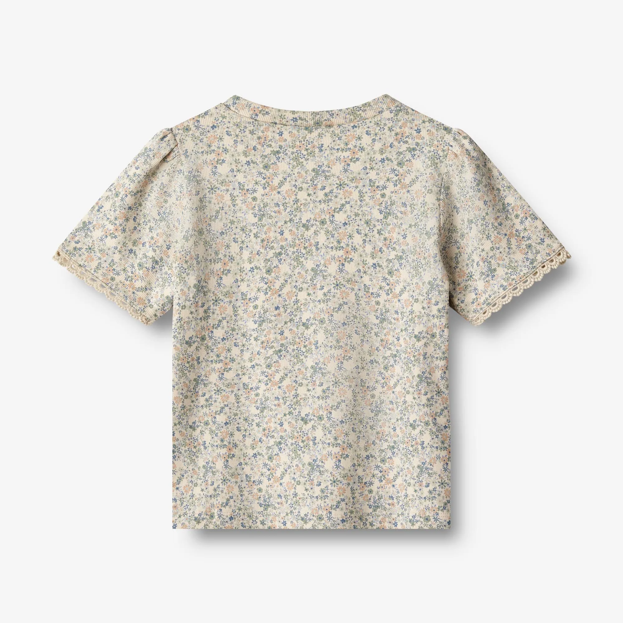 T-Shirt S/S Iris - sandshell mini flowers