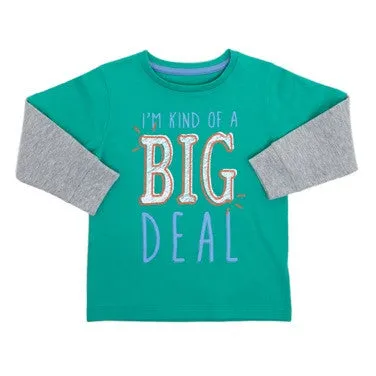 Toddler Printed Long-Sleeved Top (Green)