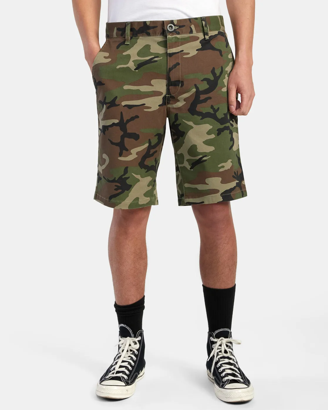 Week-End 20" Stretch Shorts - Woodland Camo