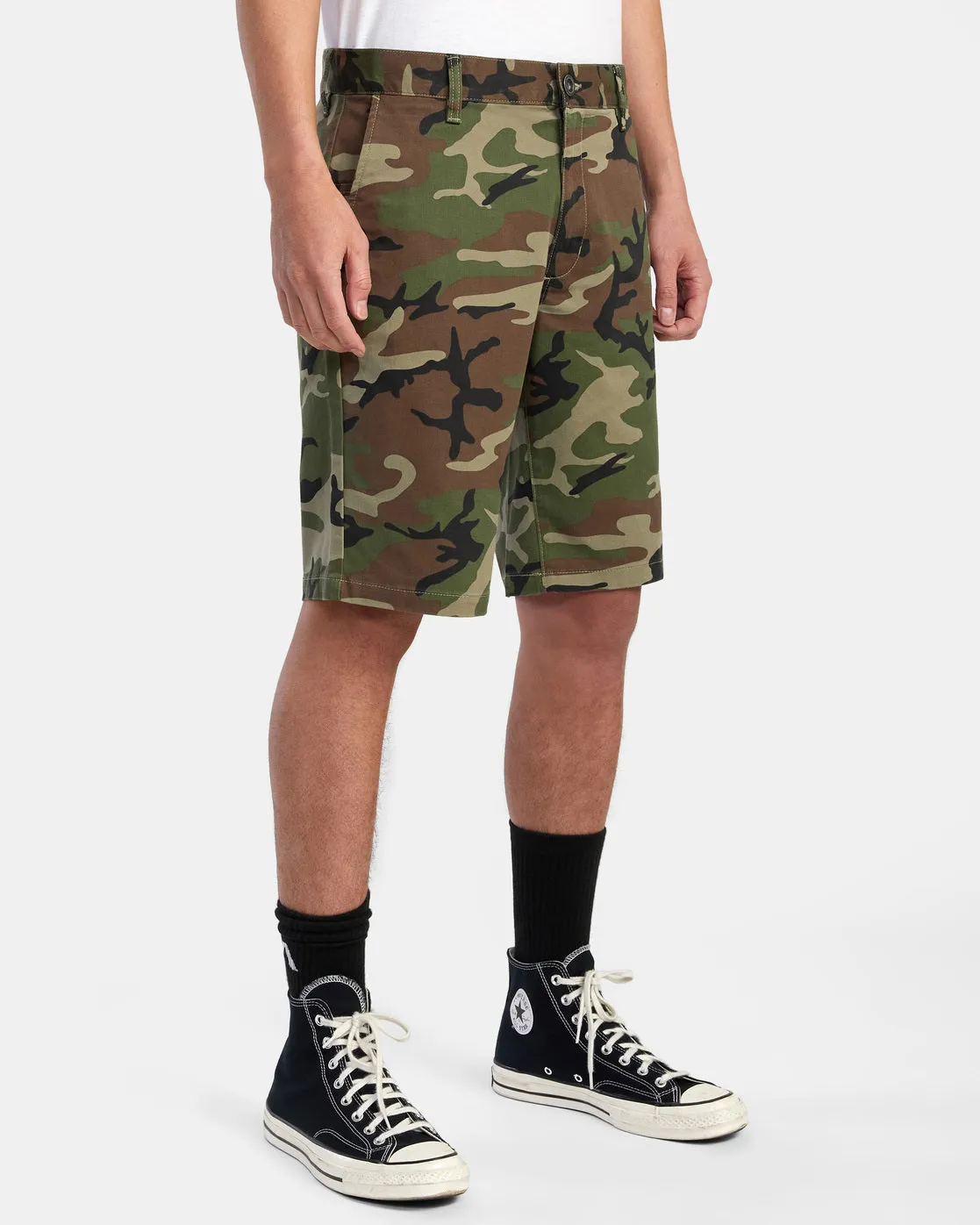 Week-End 20" Stretch Shorts - Woodland Camo